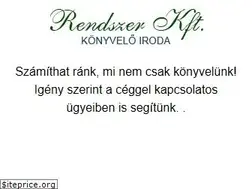 Sites similar to rendszerkft.hu