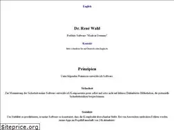 Sites similar to rene-wahl.de