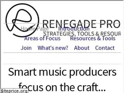 Sites similar to renegadeproducer.com