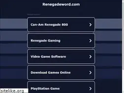 Sites similar to renegadeword.com