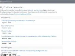 Sites similar to renehernandez.io
