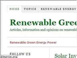 Sites similar to renewablegreenenergypower.com