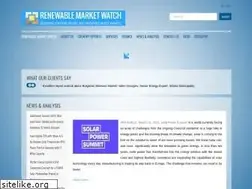 Sites similar to renewablemarketwatch.com
