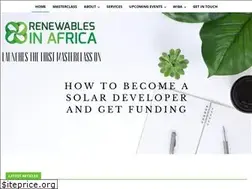 Sites similar to renewablesinafrica.com
