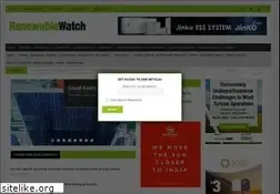 Sites similar to renewablewatch.in