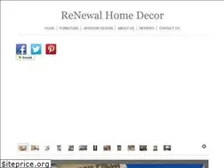 Sites similar to renewalhomedecor.com