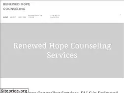 Sites similar to renewedhopecounselingservices.com