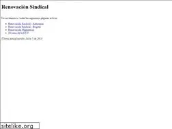 Sites similar to renovacionsindical.org