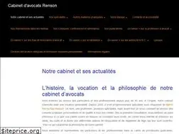 Sites similar to renson-avocats.be