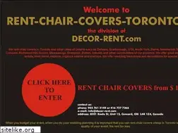 Sites similar to rent-chair-covers-toronto.com