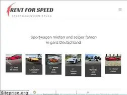 Sites similar to rent-for-speed.de