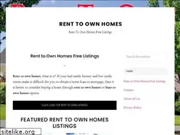 Sites similar to rent-to-ownhomeslistings.com
