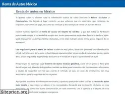 Sites similar to rentadeautosmexico.net