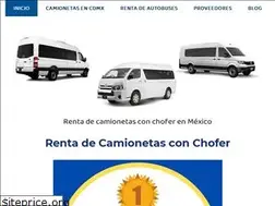 Sites similar to rentadecamionetasconchofer.com.mx