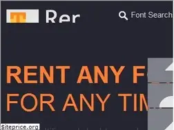 Sites similar to rentafont.com