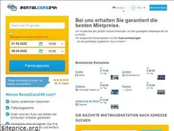 Sites similar to rentalcars24h.de