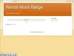 Sites similar to rentalmobilbalige.blogspot.com