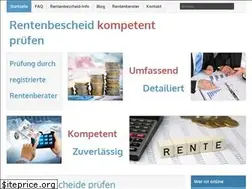 Sites similar to rentenbescheid-ueberpruefen.de