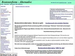 Sites similar to rentenreform-alternative.de