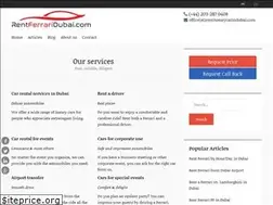 Sites similar to rentferraridubai.com