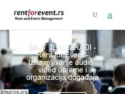 Sites similar to rentforevent.rs