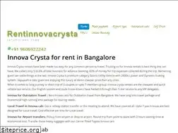 Sites similar to rentinnovacrysta.com