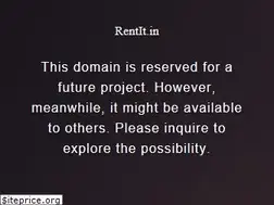 Sites similar to rentit.in