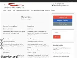 Sites similar to rentluxurycarindubai.com