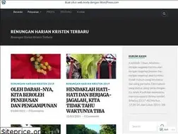 Sites similar to renunganhariankristenterbaru.wordpress.com