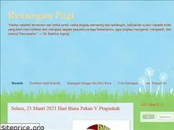 Sites similar to renunganpagi.blogspot.com