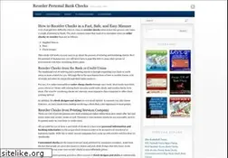 Sites similar to reorder-checks.net