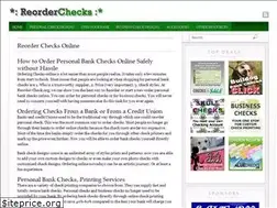 Sites similar to reorder-checks.org