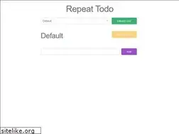 Sites similar to repeat-todo.surge.sh