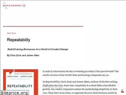 Sites similar to repeatability.com