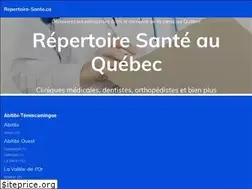Sites similar to repertoire-sante.ca