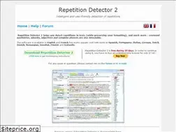 Sites similar to repetition-detector.com