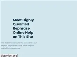 Sites similar to rephrase.org
