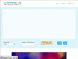 Sites similar to rephrasetool.com