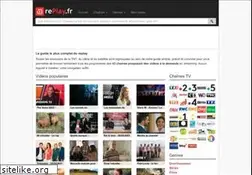 Sites similar to replay.fr