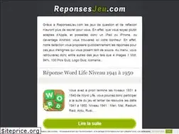 Sites similar to reponsesjeu.com