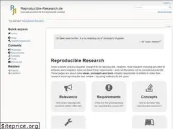 Sites similar to reproducible-research.de