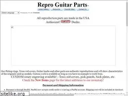 Sites similar to reproguitarparts.com