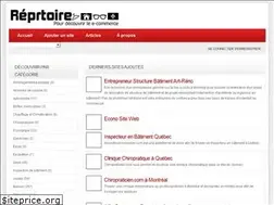 Sites similar to reprtoire.ca