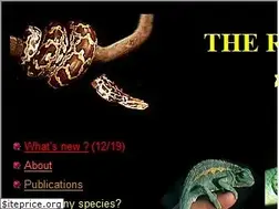 Sites similar to reptile-database.org