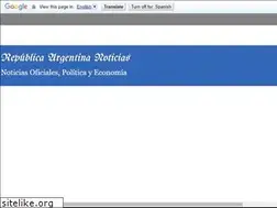 Sites similar to republica-argentina-noticias.blogspot.com