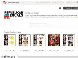 Sites similar to republicanequals.com