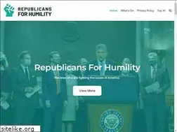 Sites similar to republicansforhumility.com
