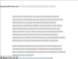 Sites similar to republicofpirates.net