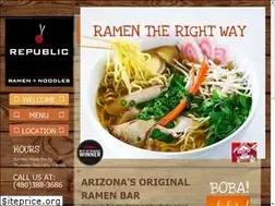 Sites similar to republicramen.com