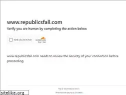 Sites similar to republicsfall.com